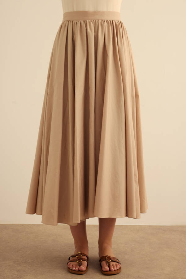 Bej Cotton Etek - Aker (1)