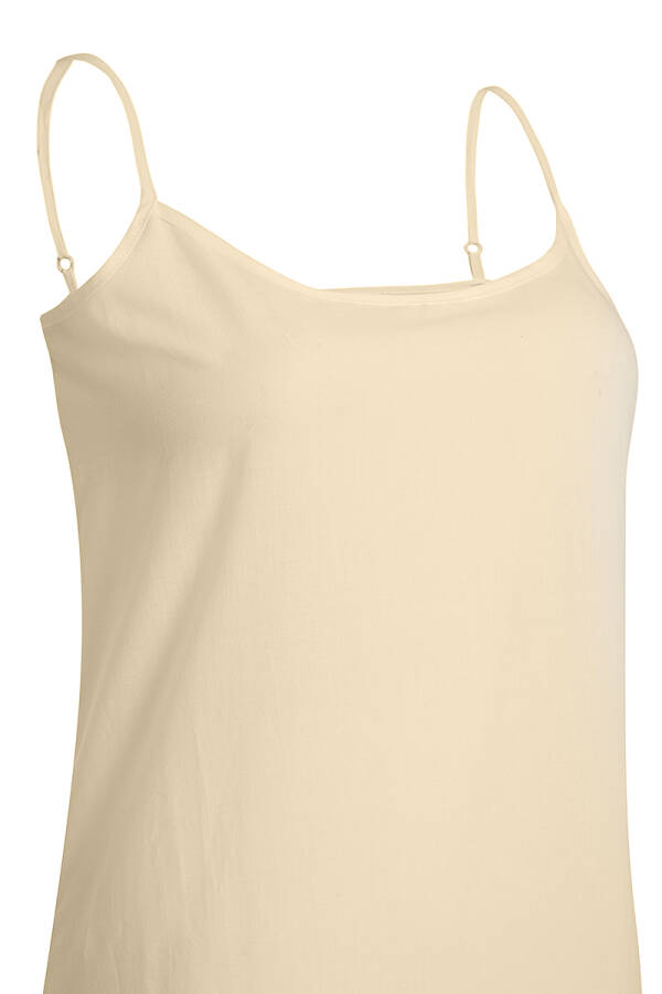 Bej Cotton Jüpon Elbise - Aker (1)