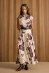 Bej Desenli İpek Etek - 3
