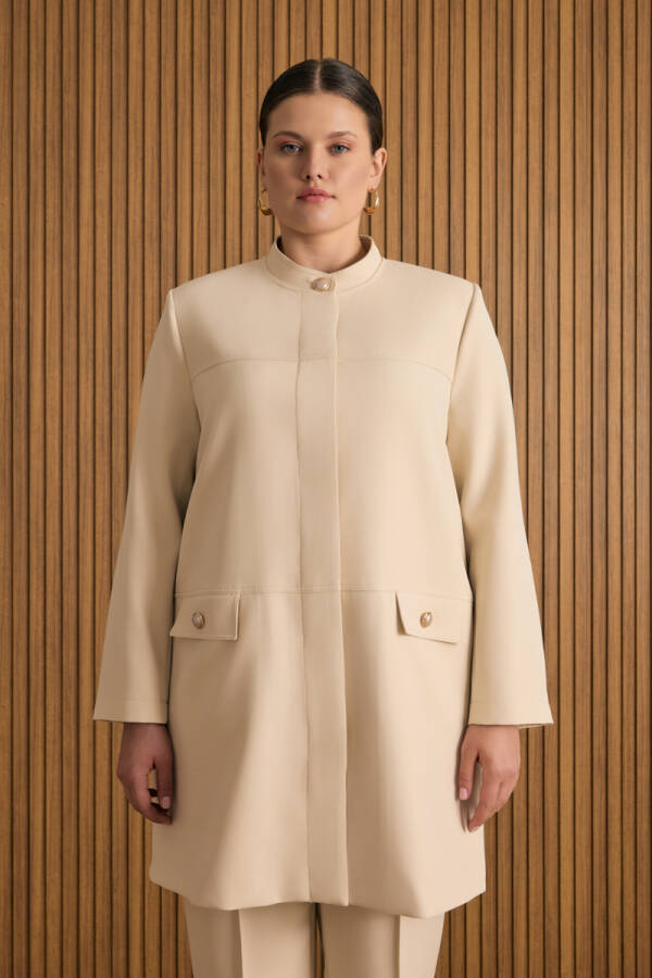 Bej Dokuma Kap - Aker (1)