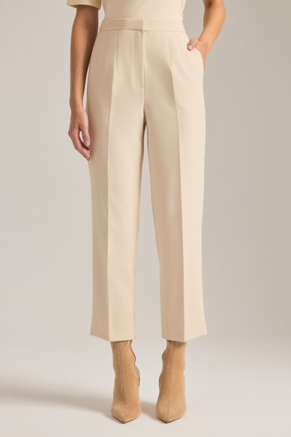 Bej Dokuma Pantolon - 3