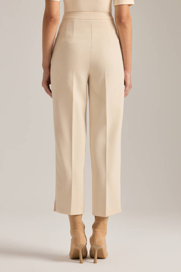 Bej Dokuma Pantolon - 6