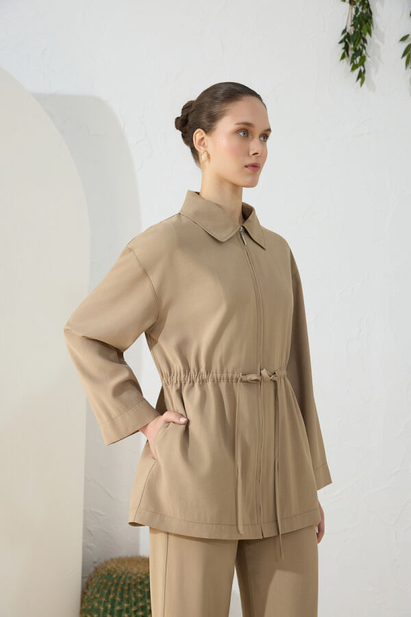 Bej Fonksiyonel Kordonlu Takım - 4