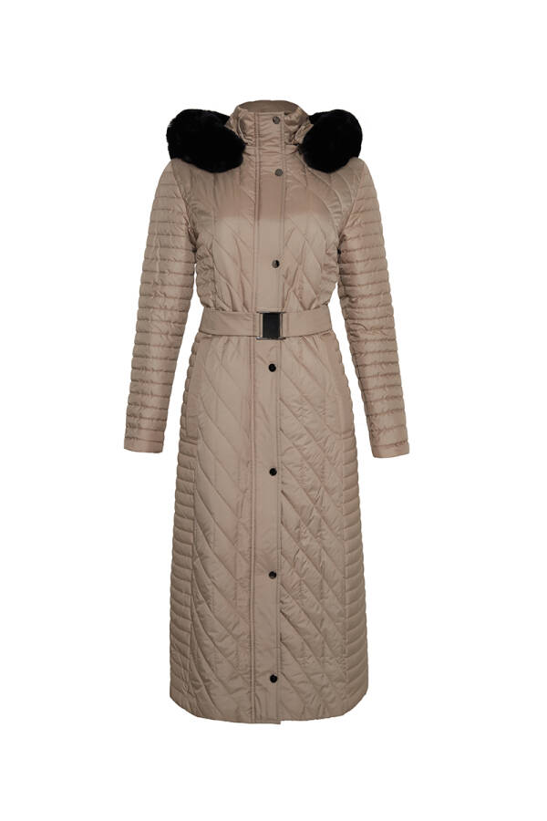 Bej Kapitone Mont - Aker