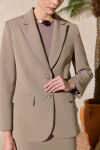 Bej Klasik Blazer Ceket - 5