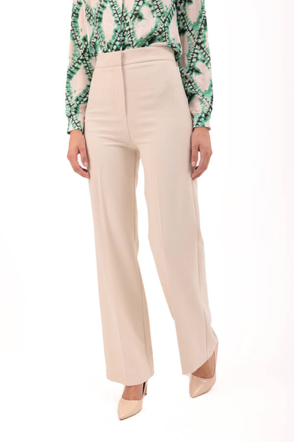Bej Klasik Kesim Pantolon - 3