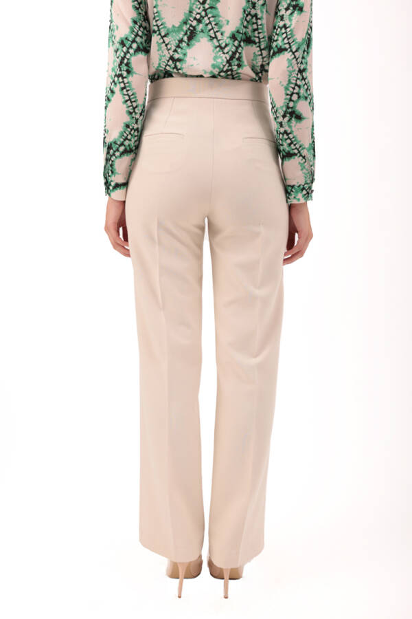 Bej Klasik Kesim Pantolon - 6