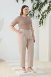 Bej Klasik Pantolon - 4