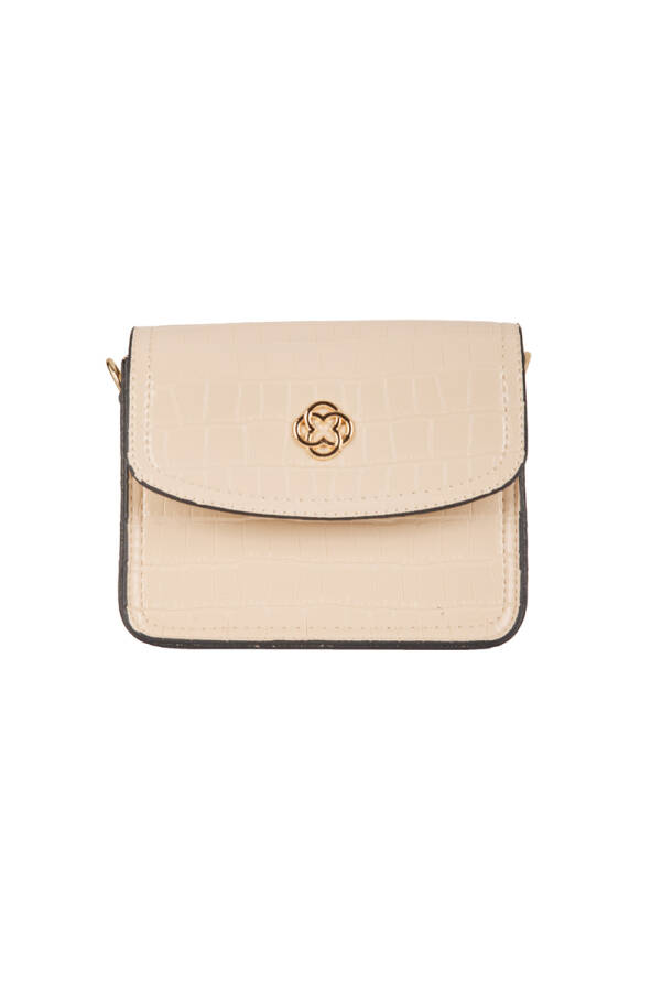 Bej Kroko Çanta - 1