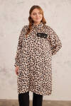 Bej Leopar Desen Rahat Kesim Tunik - 3