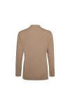 Bej Örme Basic Bluz - 3