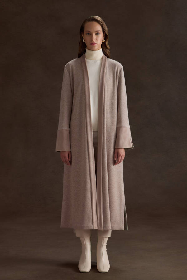 Bej Örme Hırka - Aker (1)