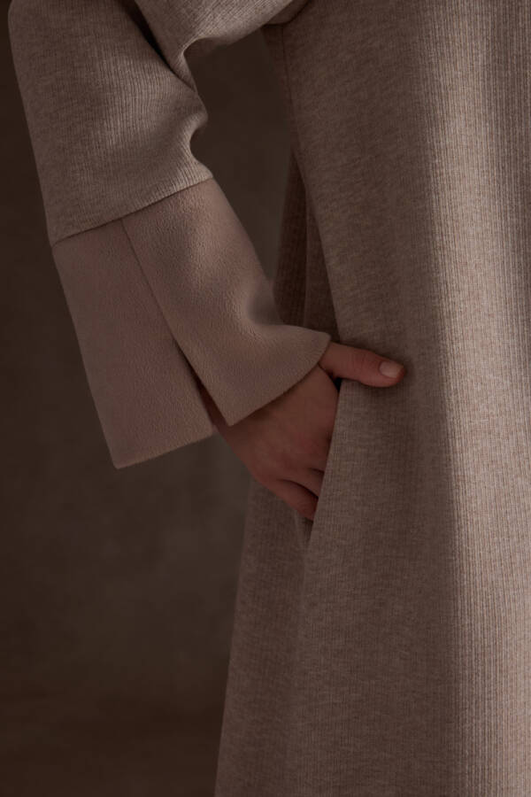 Bej Örme Hırka - 4