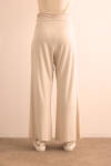 Bej Örme Pantolon Etek - 5