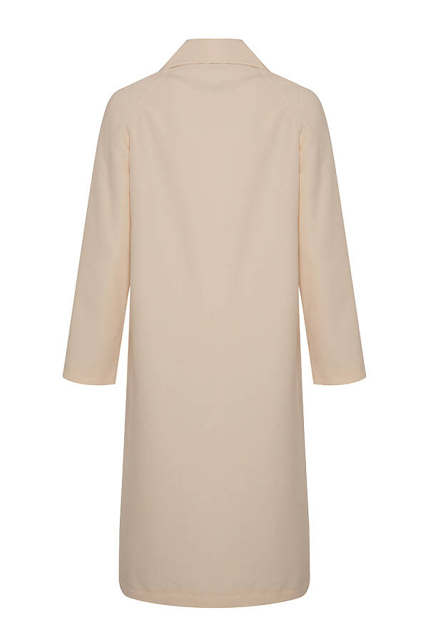 Bej Reglan Kesim Astarlı Trençkot - 3