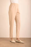 Bej Tencel Cotton Pantolon - 5