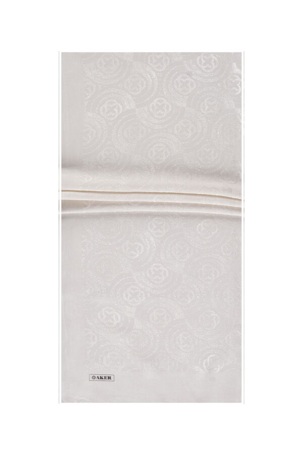 Beyaz 75 X 190 Naia Harmoni Şal - 1