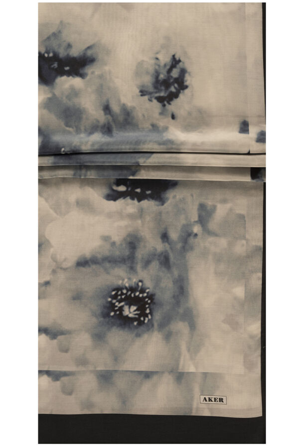 Beyaz 75X200 İpek Koton Şal - 1