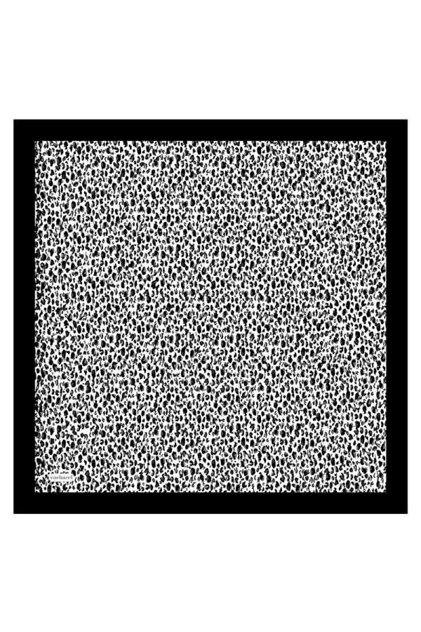 Beyaz 90X90 İpek Twill Eşarp - 1