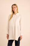 Beyaz Basic Tunik - 5