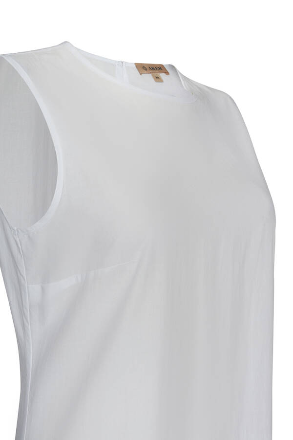 Beyaz Cotton Jüpon Elbise - Aker (1)