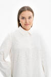 Beyaz Güpür Tunik - 5