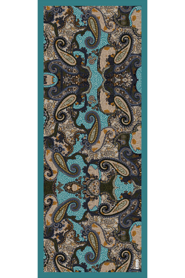 Su Yeşili Soft Touch Şal - Aker