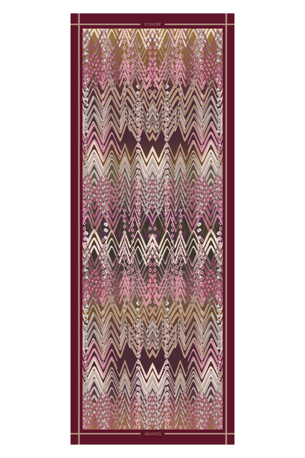 Bordo 70X200 Modal Şal - 1