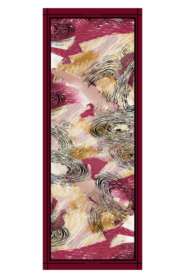 Bordo 70X200 Modal Şal - Arancia