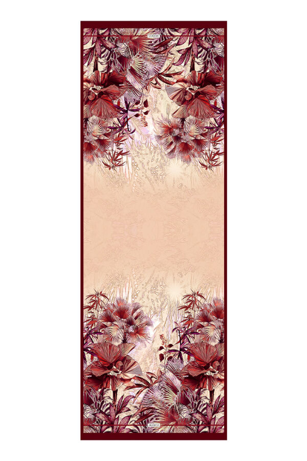 Bordo 70X200 Pure Touch Şal - 1