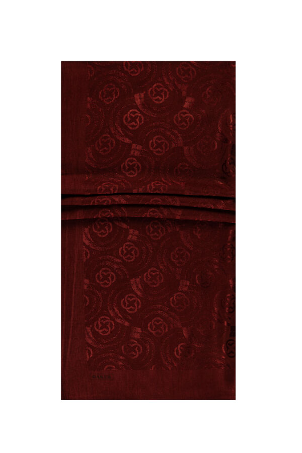 Bordo 75 X 190 Naia Harmoni Şal - Aker