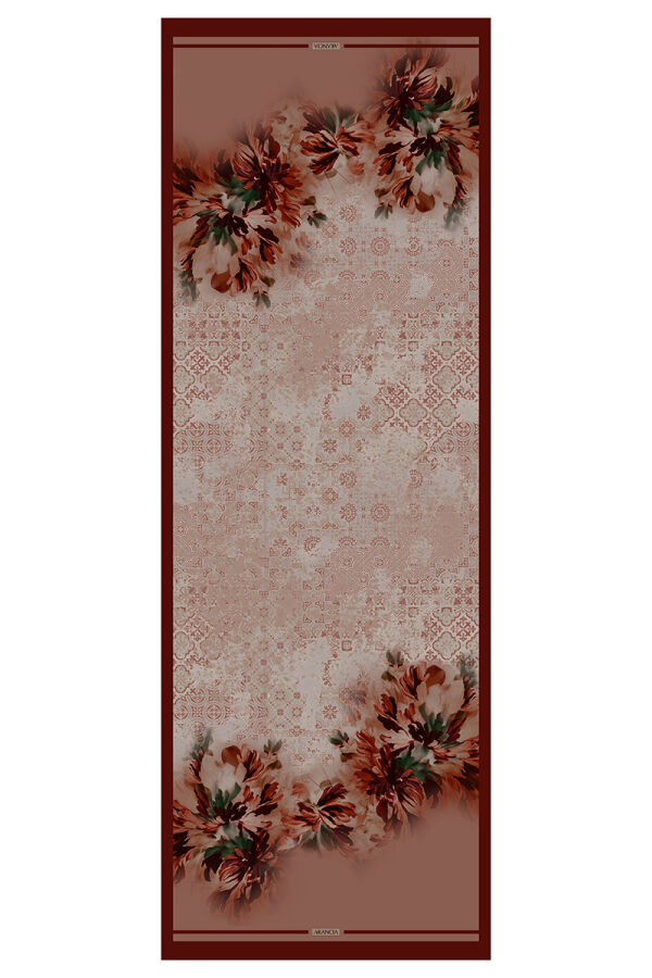 Bordo 75X200 Viskon Şal - ARANCIA