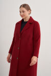 Bordo 8585112 Kırlangıç Yaka Kaban 
