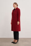 Bordo 8585112 Kırlangıç Yaka Kaban - 4