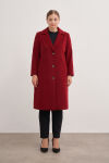 Bordo 8585112 Kırlangıç Yaka Kaban - 5