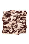 Bordo 90X90 İpek Krep Saten Eşarp 