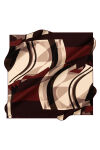 Bordo 90X90 İpek Krep Saten Eşarp 