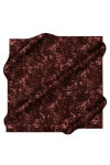 Bordo 90X90 İpek Krep Saten Eşarp 