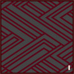 Bordo 90X90 İpek Krep Saten Eşarp - 1