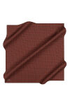 Bordo 90X90 İpek Krep Saten Eşarp 