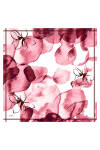 Bordo 90X90 İpek Twill Eşarp 