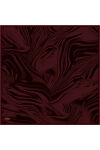 Bordo 90X90 İpek Twill Eşarp 