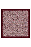 Bordo 90X90 İpek Twill Eşarp 