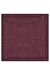 Bordo 90X90 İpek Twill Eşarp 