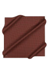 Bordo 90X90 İpek Twill Eşarp 