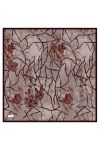 Bordo 90X90 İpek Twill Eşarp - 1
