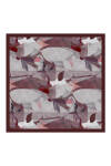 Bordo 90X90 Pure Touch Eşarp 
