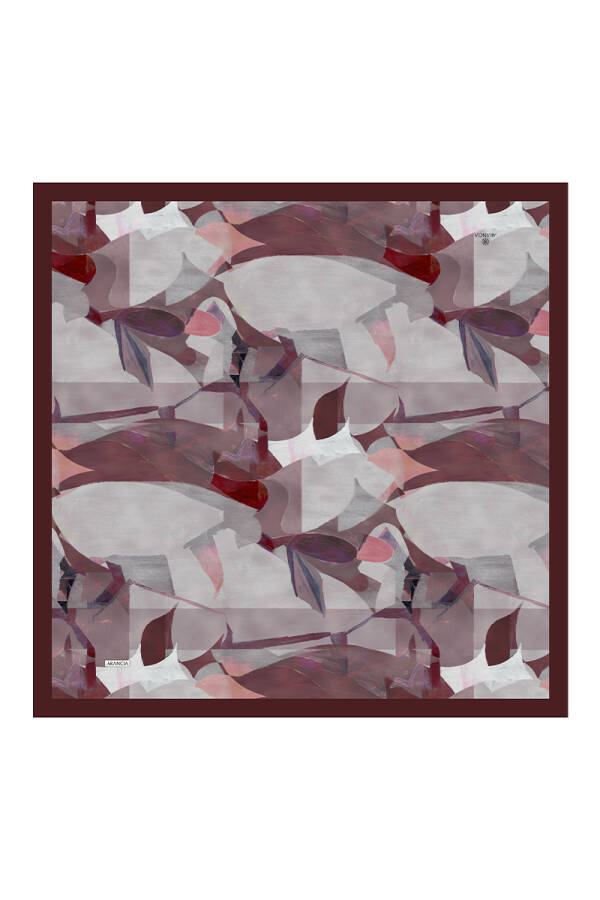 Bordo 90X90 Pure Touch Eşarp - 1