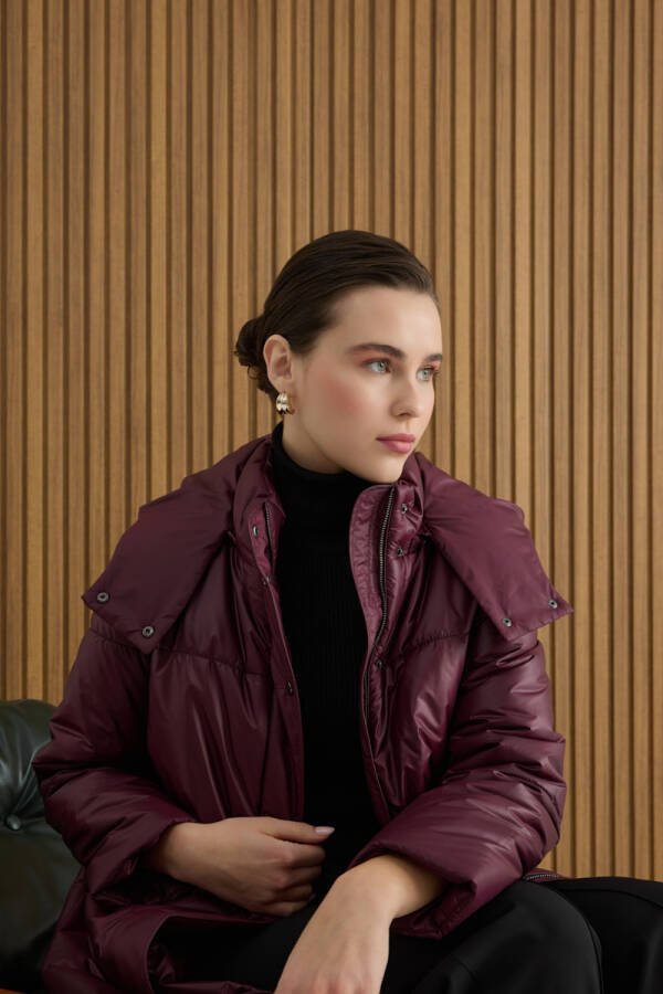 Bordo Arka Beli Lastikli Mont - Aker (1)