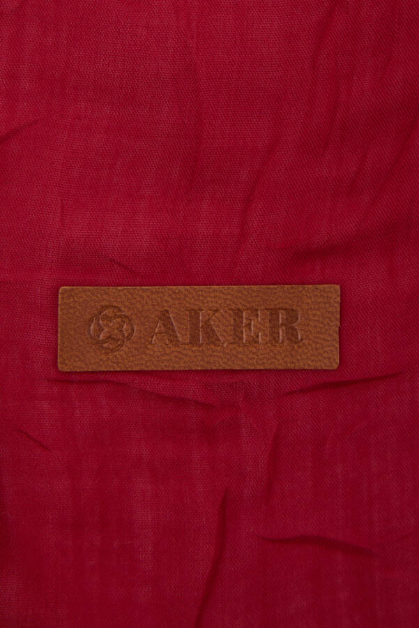 Bordo Bambu Şal - 4